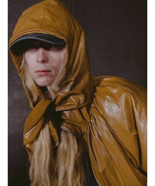 ELCHELE(エルチェレ)の「PADDED BOMBER JACKET(ブルゾン・レディース・ダークブラウン系1/ブラック・FREE)」の18枚目の写真