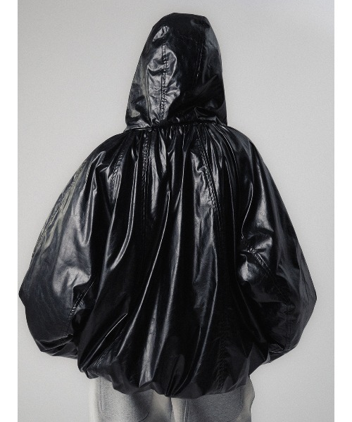 ELCHELE(エルチェレ)の「PADDED BOMBER JACKET(ブルゾン・レディース・ダークブラウン系1/ブラック・FREE)」の7枚目の写真