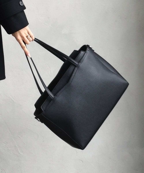 セール】[2WAY/A4収納]5層構造マイクロファイバートートバッグ（トート