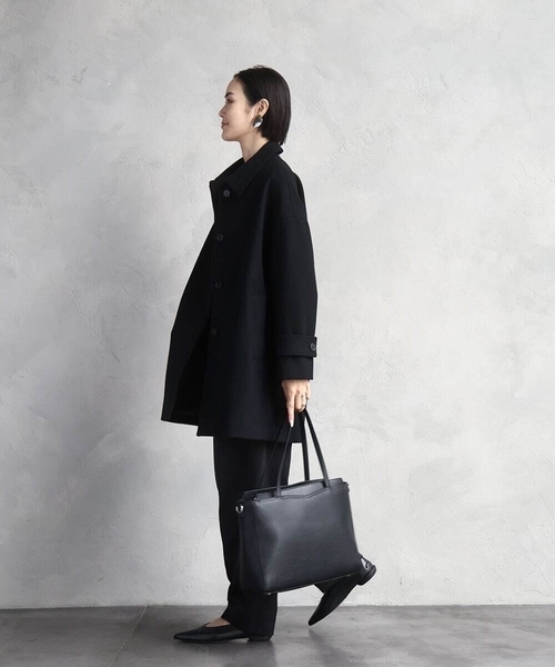 セール】[2WAY/A4収納]5層構造マイクロファイバートートバッグ（トート