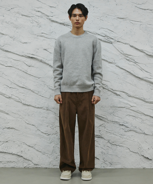 SIGNATURE（シグネチャ）の「ワンタックコーデュロイワイドパンツ[ブラウン]（その他パンツ・レディース・その他・SMALL/MEDIUM/LARGE/X-LARGE）」の8枚目の写真