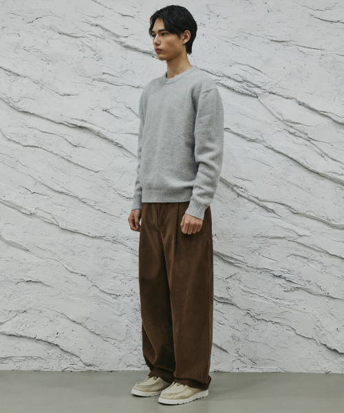 SIGNATURE（シグネチャ）の「ワンタックコーデュロイワイドパンツ[ブラウン]（その他パンツ・レディース・その他・SMALL/MEDIUM/LARGE/X-LARGE）」の9枚目の写真