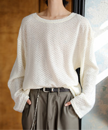 neos | 【neos】ルーズシルエット 甘編み クルーネック ニット セーター(ニット/セーター)