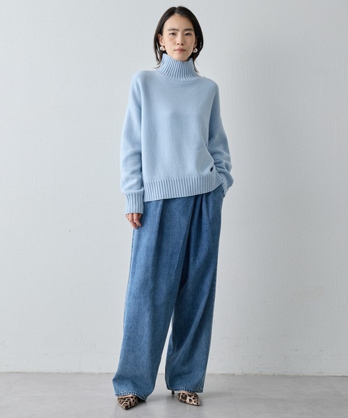 美品 Drawing Numbers ラメ接結ルーズタートルニット Drawing Numbers（ドローイング ナンバーズ）の「【Drawing Numbers