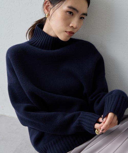 Drawing Numbers】接結ルーズタートルニット（ニット/セーター