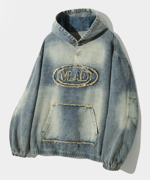VLAD Denim Apricot Fade T‑shirt — футболка Dust Indigo
