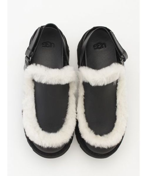 UGG(アグ)の「【UGG】ESMEE LEATHER CLOG(スリッポン・レディース・ブラック・25/22/24/23)」の4枚目の写真