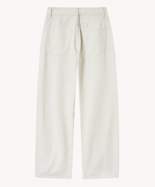LADY VOLUME(レディーボリューム)の「ミッドライズバレルジーンズ (ホワイト)(デニムパンツ・レディース・その他・SMALL/MEDIUM/LARGE)」の3枚目の写真