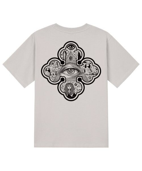 KAN6312(カン6312)の「KTC0124 トゥトゥアンカーメン 半袖Tシャツ - ベージュ(Tシャツ/カットソー・メンズ・その他・LARGE/MEDIUM/SMALL/X-LARGE)」の1枚目の写真
