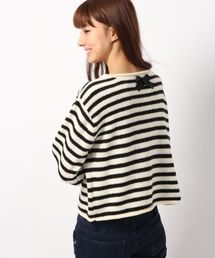 Heather | バックリボンショートニット　710614(ニット/セーター)