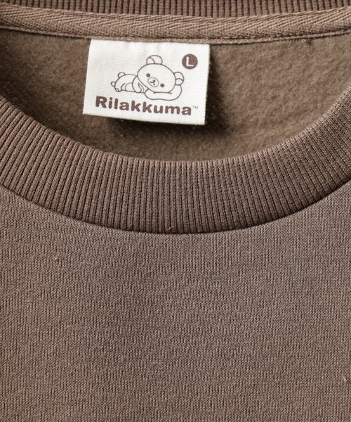 FUNALIVE(ファンアライブ)の「Rilakkuma 裏起毛チュニックワンピース(チュニック・レディース・ライトブルー/ブラウン/オートミール・S/M/L)」の7枚目の写真