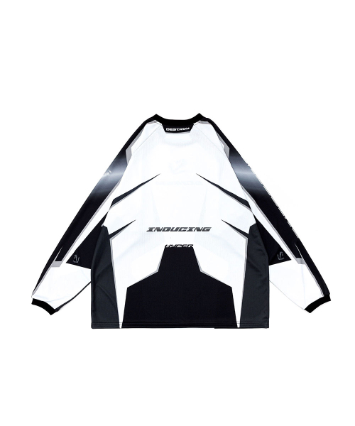 SCHISM INDUCING(スキズムインデューシング)の「BIKER JERSEY, BLACK(Tシャツ/カットソー・レディース・その他・MEDIUM/LARGE)」の12枚目の写真