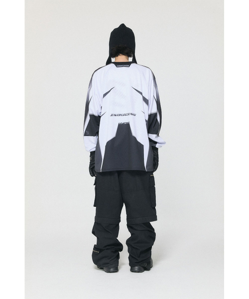 SCHISM INDUCING(スキズムインデューシング)の「BIKER JERSEY, BLACK(Tシャツ/カットソー・レディース・その他・MEDIUM/LARGE)」の6枚目の写真
