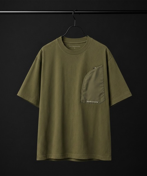 WHITE MOUNTAINEERING(ホワイトマウンテニアリング)の「【White Mountaineering / ホワイトマウンテニアリング】ZIP POCKET T-SHIRT(Tシャツ/カットソー・メンズ・ブラック/ベージュ/カーキ・3/1/2/000)」の3枚目の写真