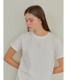 ANC EMBROIDERY LOGO TEE_WHITE