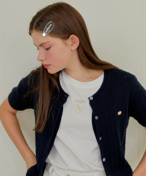 ANOETIC(アノエティック)の「ANC EMBROIDERY LOGO TEE_WHITE(Tシャツ/カットソー・レディース・ホワイト・FREE)」の5枚目の写真