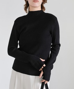 カラーブロックランダムリブニット（ニット/セーター）｜AULA AILA