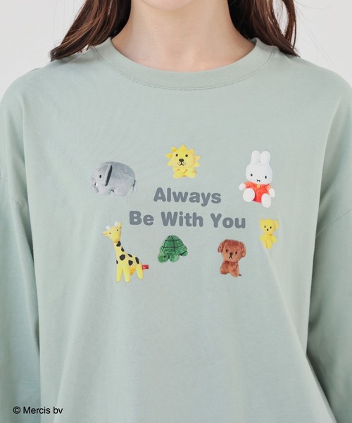 Honeys(ハニーズ)の「【UVカット】ミッフィー/ゆるTシャツ(Tシャツ/カットソー・レディース・ミント・L/LL/M/S)」の11枚目の写真