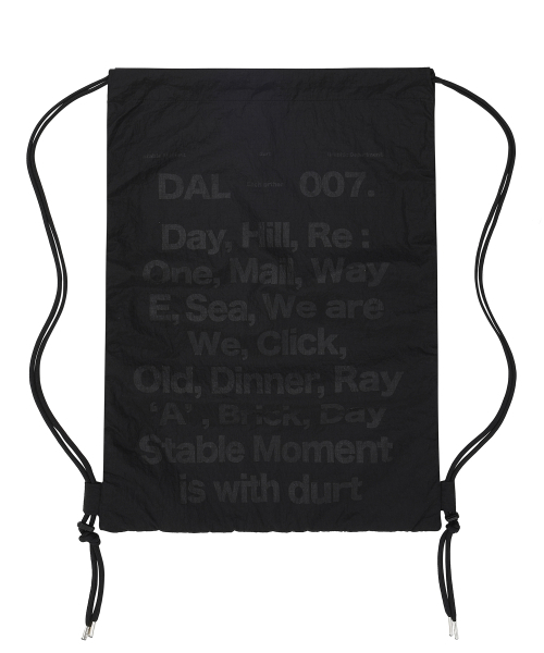 DURTの「OUR DAILY GYM SACK (BLACK)(バックパック/リュック・レディース・その他・FREE)」の5枚目の写真