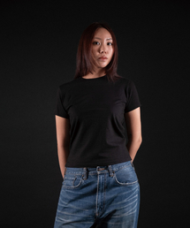 DAILY CROP TEE (BLACK)