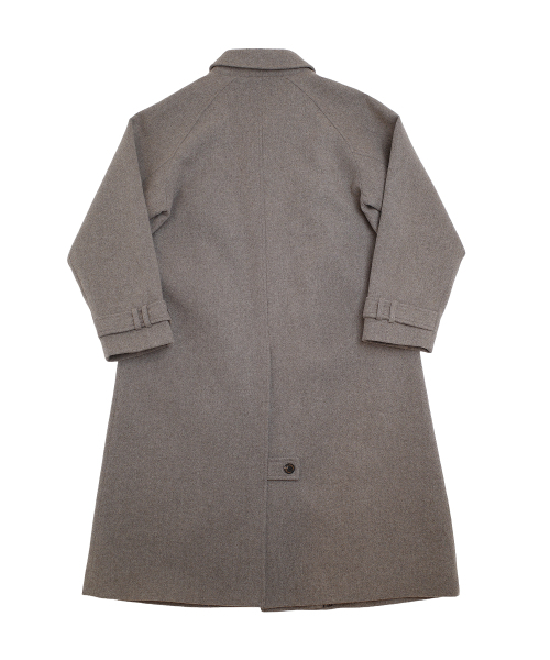 A NOTHING(アナッシング)の「PURE-WOOL 90 BALMACAAN COAT (Khaki Beige)(チェスターコート・レディース・その他・LARGE/SMALL/MEDIUM)」の2枚目の写真