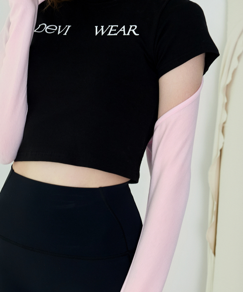 DEVIWEAR（デヴィウェア）の「女性 ヨガウェア DEVI-T0064-ピンク ピラティス ボレロカバーティ（カーディガン/ボレロ・レディース・その他・FREE）」の3枚目の写真