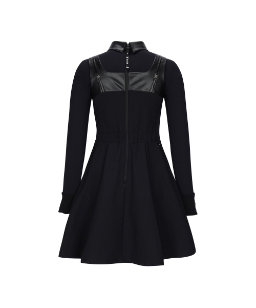 ANEW GOLF（アニューゴルフ）の「W LEATHER PATCH ONEPIECE_BK（ワンピース・レディース・その他・X-SMALL/SMALL/MEDIUM）」の8枚目の写真