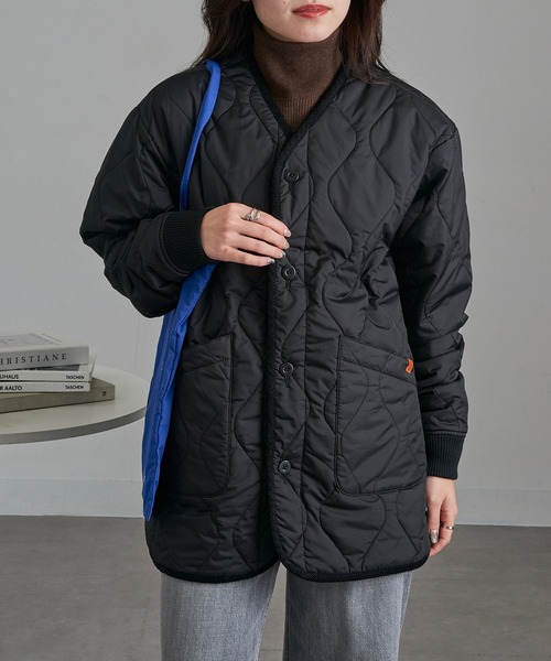 UNIVERSAL OVERALL(ユニバーサルオーバーオール)の「【UNIVERSAL OVERALL】U2533522 Quilt Jacket(その他アウター・メンズ・グリーン/ブラック/グレー・L/XL/M)」の1枚目の写真