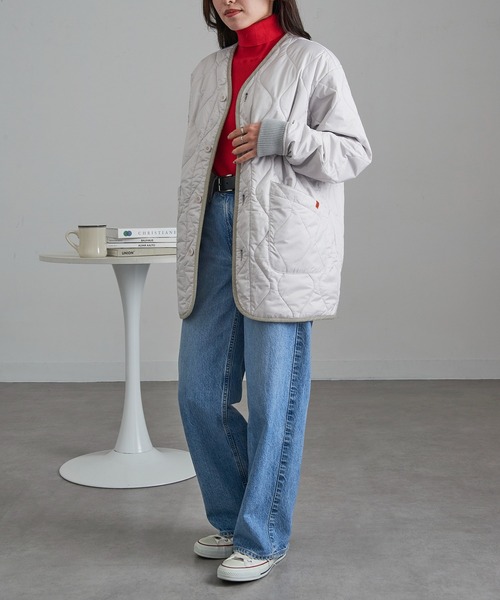 UNIVERSAL OVERALL(ユニバーサルオーバーオール)の「【UNIVERSAL OVERALL】U2533522 Quilt Jacket(その他アウター・メンズ・グリーン/ブラック/グレー・L/XL/M)」の9枚目の写真