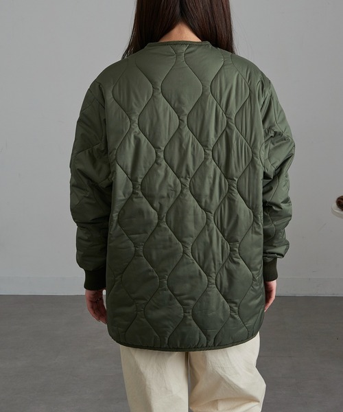 UNIVERSAL OVERALL(ユニバーサルオーバーオール)の「【UNIVERSAL OVERALL】U2533522 Quilt Jacket(その他アウター・メンズ・グリーン/ブラック/グレー・L/XL/M)」の15枚目の写真