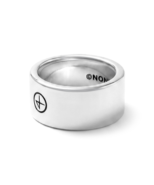 NONENON（ノンノン）の「LOGO FLAT RNG(9mm)（リング・レディース・その他・SMALL/MEDIUM/LARGE）」の2枚目の写真