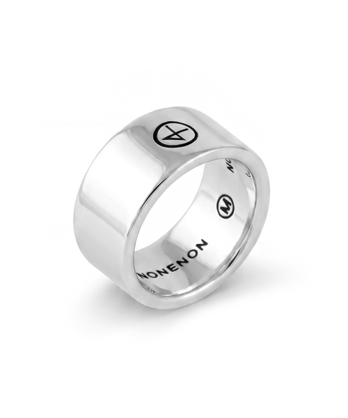 NONENON（ノンノン）の「LOGO FLAT RNG(9mm)（リング・レディース・その他・SMALL/MEDIUM/LARGE）」の4枚目の写真