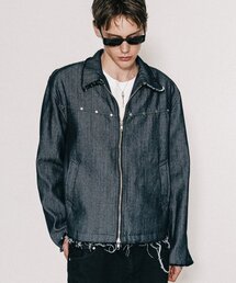 VASTIC（バスティック）の「スタッドカットオフジャケット_インディゴ（デニムジャケット）」