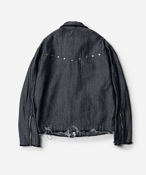 VASTIC（バスティック）の「スタッドカットオフジャケット_インディゴ（デニムジャケット・メンズ・その他・LARGE/MEDIUM）」の3枚目の写真