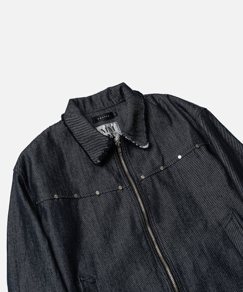 VASTIC（バスティック）の「スタッドカットオフジャケット_インディゴ（デニムジャケット・メンズ・その他・LARGE/MEDIUM）」の4枚目の写真