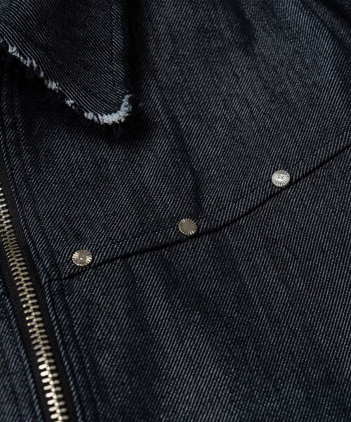 VASTIC（バスティック）の「スタッドカットオフジャケット_インディゴ（デニムジャケット・メンズ・その他・LARGE/MEDIUM）」の5枚目の写真