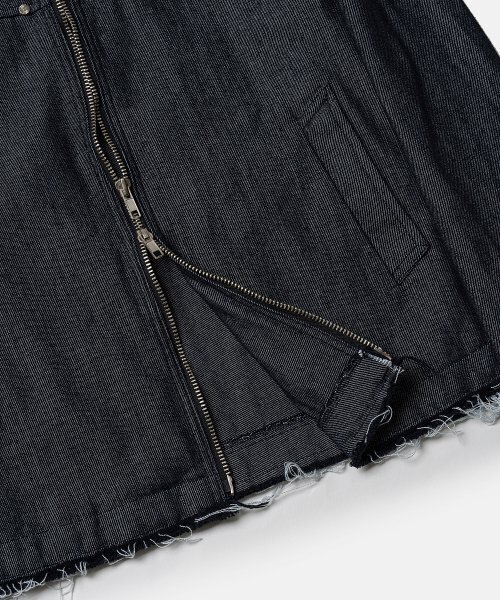 VASTIC（バスティック）の「スタッドカットオフジャケット_インディゴ（デニムジャケット・メンズ・その他・LARGE/MEDIUM）」の6枚目の写真