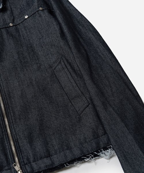 VASTIC（バスティック）の「スタッドカットオフジャケット_インディゴ（デニムジャケット・メンズ・その他・LARGE/MEDIUM）」の8枚目の写真