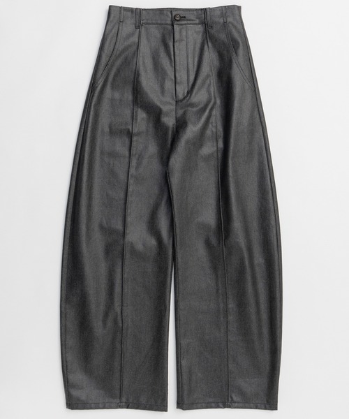 MAISON SPECIAL(メゾンスペシャル)の「Center Pin Tuck Denim Pants/センターピンタックデニムパンツ(デニムパンツ・レディース・ネイビー/ブラック・38/36)」の19枚目の写真