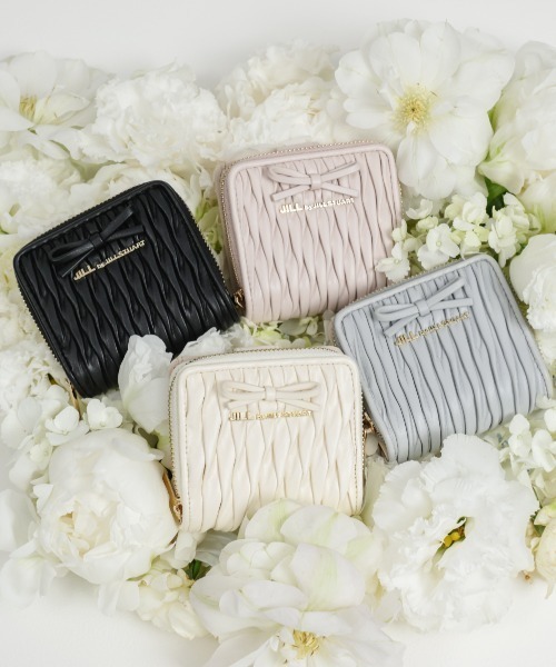 JILL by JILL STUART（ジルバイジルスチュアート）の「ミニリボンパフィーウォレット（財布・レディース・ブルー/ピンク/ブラック・FREE）」の18枚目の写真