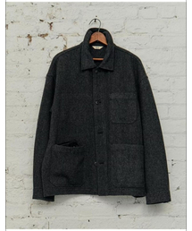 HAZZYS（ ヘジス）の「[HIS]チャコールグレー パターン ウールジャケット（テーラードジャケット）」