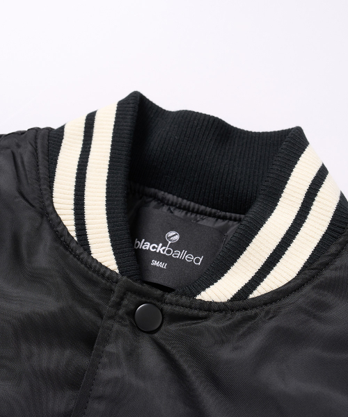 BLACKBALLED(ブラックボールド)の「BBGスタジアムジャケットBLACK(スタジャン・メンズ・その他・SMALL/MEDIUM/LARGE/X-LARGE)」の4枚目の写真