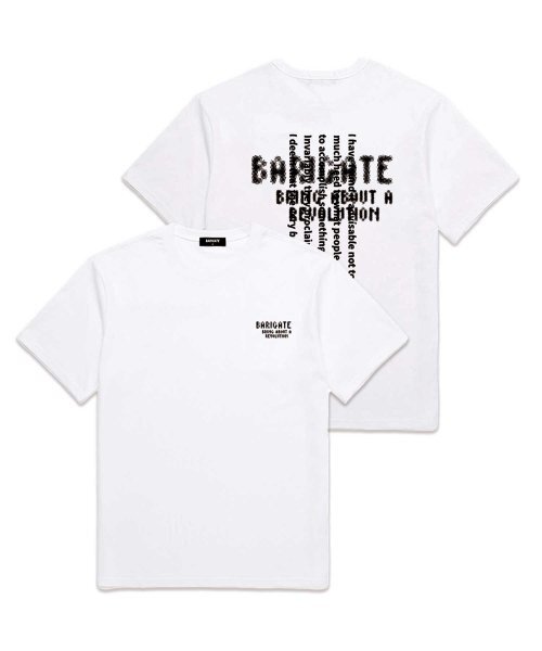 BARIGATE(バリゲート)の「スポッテッドロゴ 半袖Tシャツ (BS006) ホワイト(Tシャツ/カットソー・レディース・その他・SMALL/MEDIUM/LARGE/X-LARGE/XX-LARGE)」の1枚目の写真