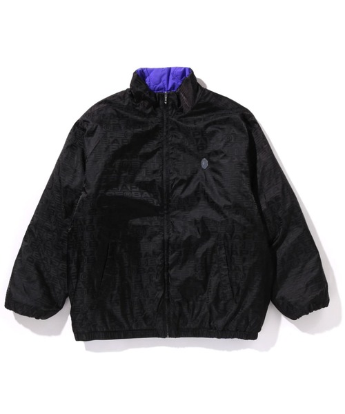 A BATHING APE(アベイシングエイプ)の「LUX SPORT PATTERN & LINE CAMO QUILTED REVERSIBLE JACKET(ミリタリージャケット・メンズ・ブラック・X-LARGE/LARGE/SMALL/MEDIUM/XX-LARGE)」の1枚目の写真