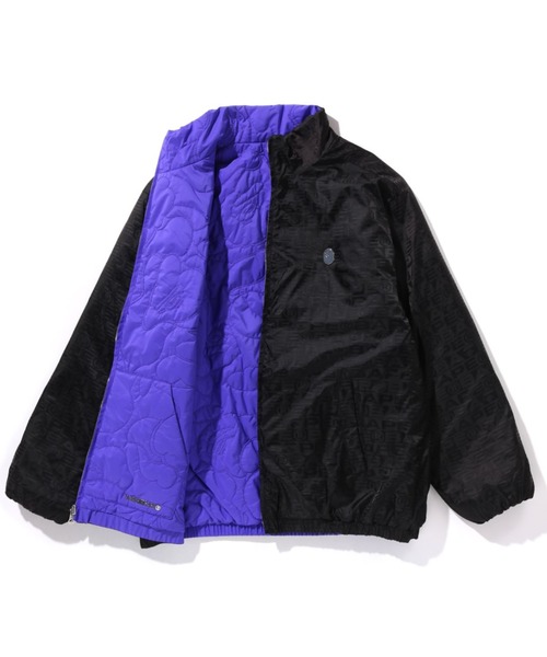 A BATHING APE(アベイシングエイプ)の「LUX SPORT PATTERN & LINE CAMO QUILTED REVERSIBLE JACKET(ミリタリージャケット・メンズ・ブラック・X-LARGE/LARGE/SMALL/MEDIUM/XX-LARGE)」の3枚目の写真