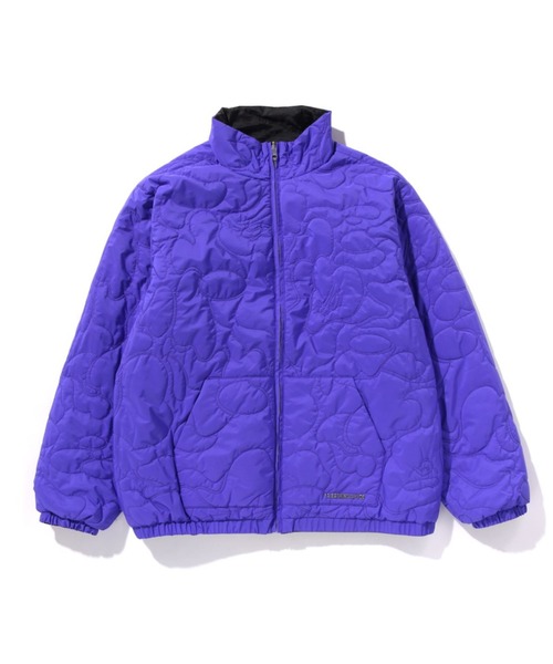 A BATHING APE(アベイシングエイプ)の「LUX SPORT PATTERN & LINE CAMO QUILTED REVERSIBLE JACKET(ミリタリージャケット・メンズ・ブラック・X-LARGE/LARGE/SMALL/MEDIUM/XX-LARGE)」の5枚目の写真