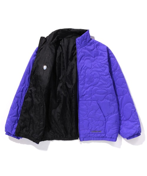 A BATHING APE(アベイシングエイプ)の「LUX SPORT PATTERN & LINE CAMO QUILTED REVERSIBLE JACKET(ミリタリージャケット・メンズ・ブラック・X-LARGE/LARGE/SMALL/MEDIUM/XX-LARGE)」の7枚目の写真