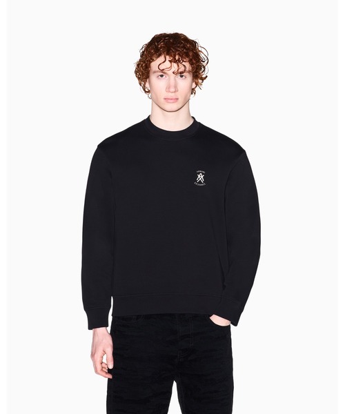 ARMANI EXCHANGE(アルマーニエクスチェンジ)の「【A|X アルマーニ エクスチェンジ】AXロゴ スウェットプルオーバー(EC限定カラー含)(スウェット・メンズ・グレイッシュベージュ/ブラック・LARGE/MEDIUM/SMALL/X-LARGE/X-SMALL/XX-LARGE)」の2枚目の写真