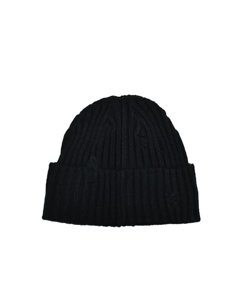 SOUTHSIDE CROSS DAMAGE RIB BEANIE（ニットキャップ/ビーニー