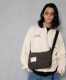 【ADAMPATEK/アダムパテック】square quilt middle shoulder bag / スクエアキルトミディアムショルダーバッグ